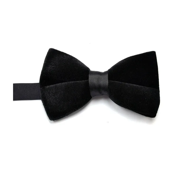 Professionals in Manufacturing Assured Quality Custom Logo Embossed Popular Velvet Bow Ties for Men at Low Price