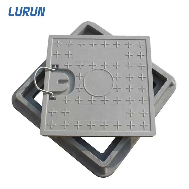 High Quality Composite Light Weight Sewer rectangular manhole Cover price