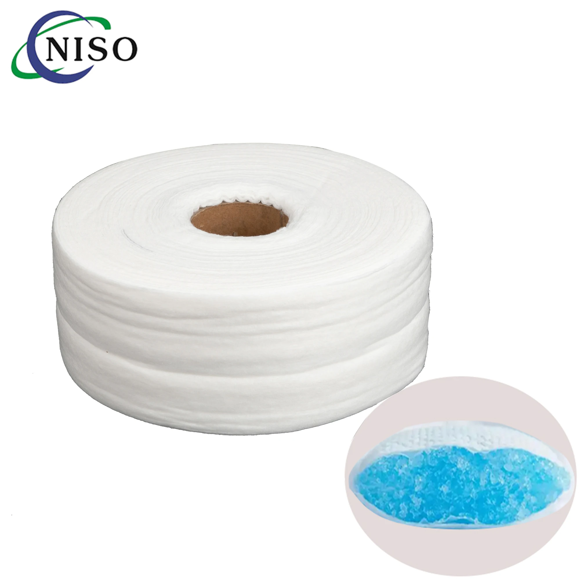 Airlaid Sap Paper Composite Fluffy Diaper Absorbent Core for Baby Diaper Raw Materials