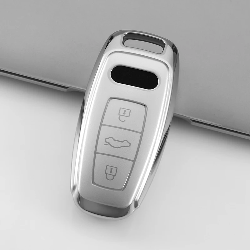 Quicksand TPU car key cover For Audi A1 A3 A4 Allroad A5 A6 Q3 Q5 Q7 R8 RS RS7 S3 S4 S7 SQ5 TT car accessories