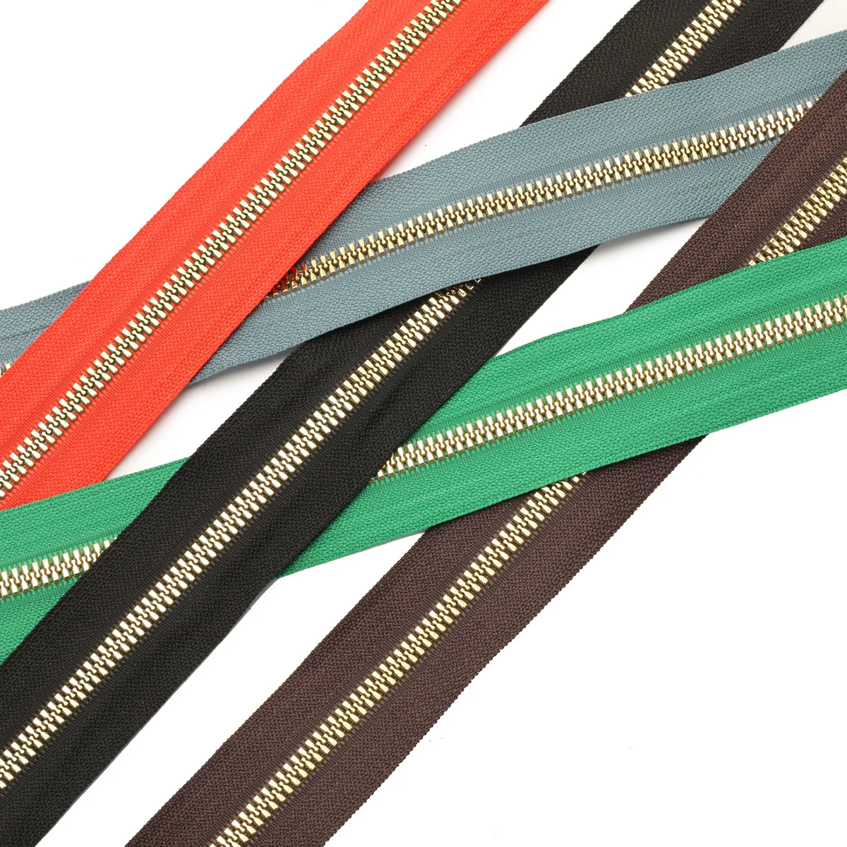 Hot Selling Luggage Clothes Bags Pants Resin Zipper Yard Packing 3# 5# Imitate Metal Open End Durable Zipper