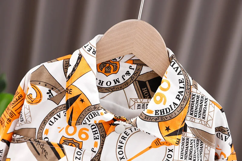 Костюм для мальчиков новинка 2022 модная детская одежда куртка осени и весны костюм из двух предметов Детский