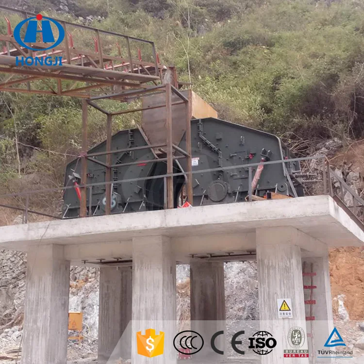 Zhengzhou Hongji high efficiency durable stone breaking machine impact crusher