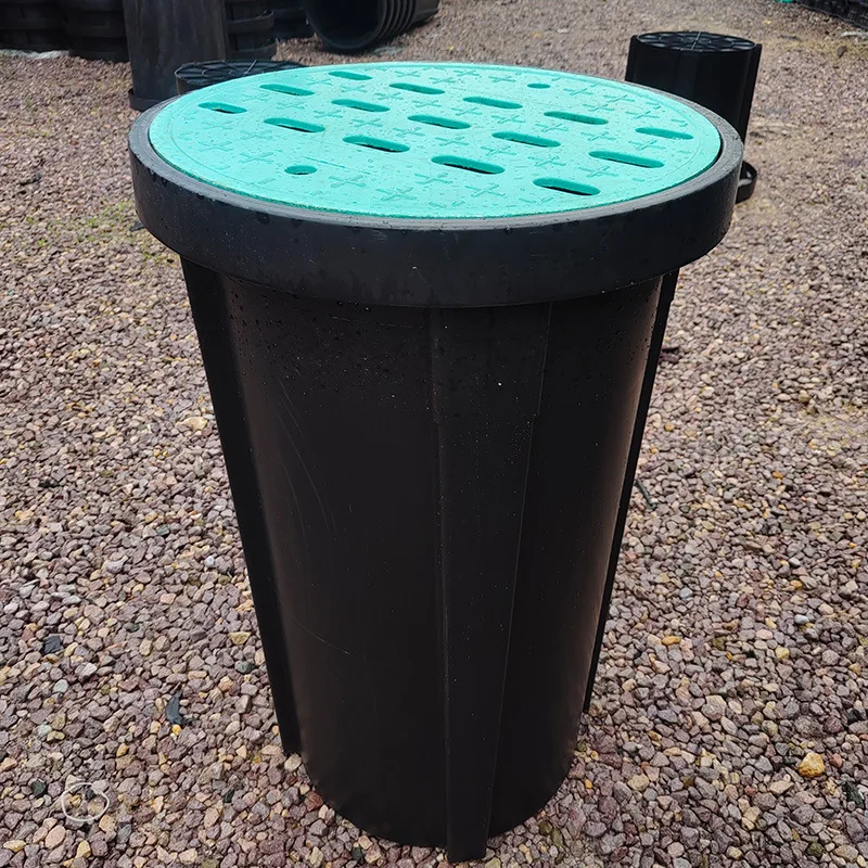 Composite resin penetration well inspection well rainwater manhole cover collection port overflow penetration well