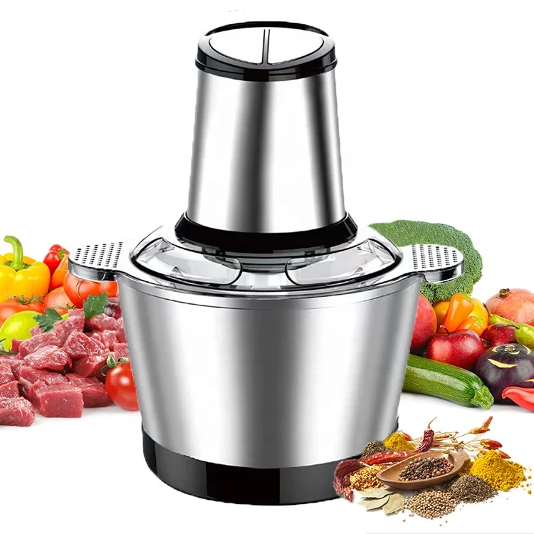 3L 800W Food Processor Electric Meat Chopper Multi Function Baby Food Grinder Mixer