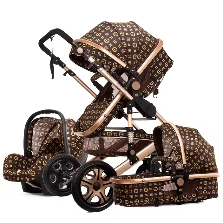 wholesale baby stroller 3 in 1/good quality cheap baby pram/China new design black luxury baby carriage for sale