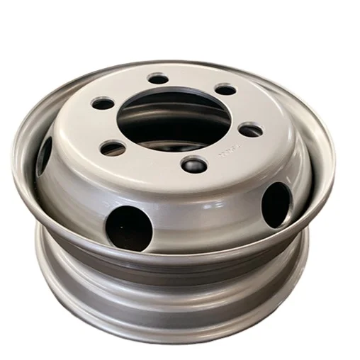 China factory wholesale steel tubeless truck wheel for  17.5*6.00 hole 6