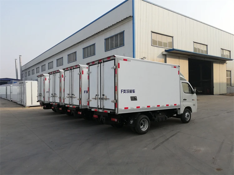 Factory Direct Refrigerated Pickup Box Refrigerated Trucks For Frozen Food Transport