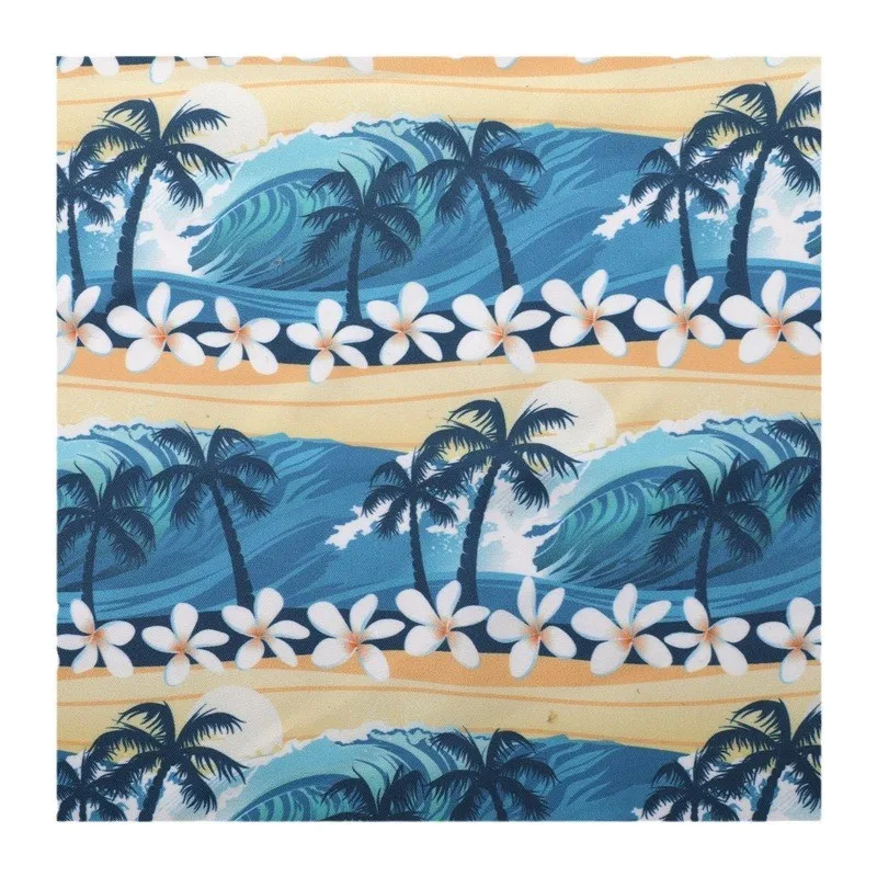 Peach fur digital printed beach pants pet supplies fabric clothing pillow apron fabric peach fur