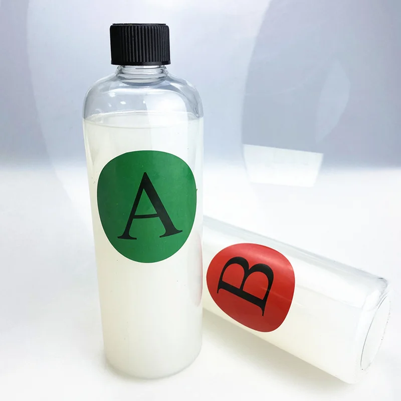 Пищевой полупрозрачный высокопрозрачный силикагель АВ 1:1, форма для ручной работы, материал для самостоятельной сборки, жидкость