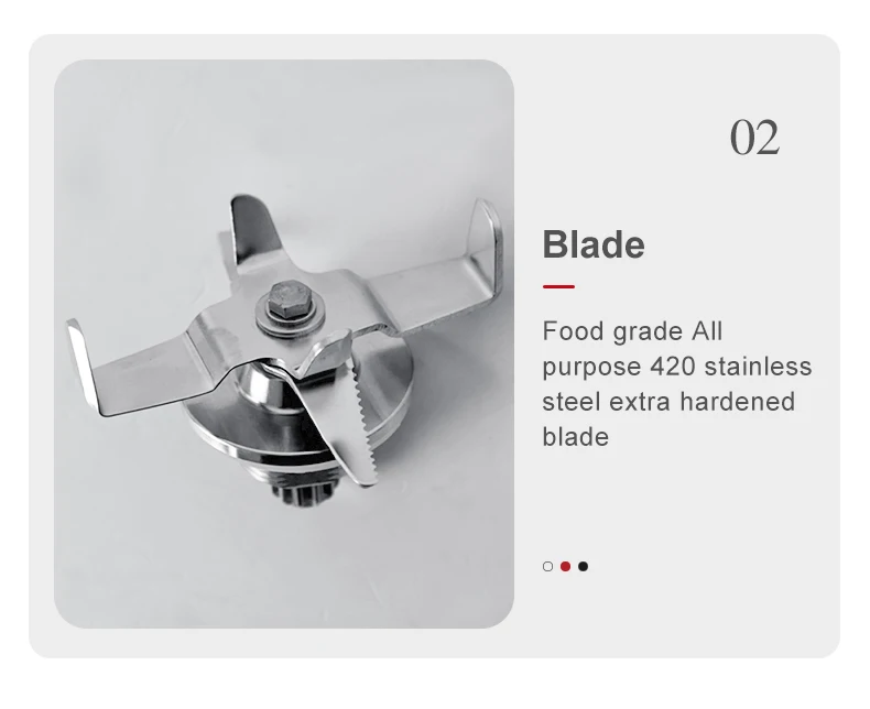 New Model Multifunctional Heavy Duty Commercial Professional High Speed Smoothie Blender With Sound Cover