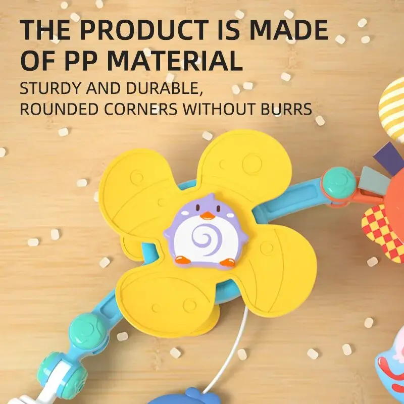 Foldable Baby Bed Bell Toy Sensory Learning Baby Rattle Car Seat & Stroller Toy Stroller Arch for Bassinet Hanging Kid Crib Toy