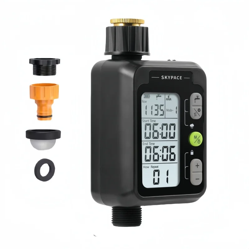 Wholesale factory garden outdoor lawn waterproof big screen smart plastic intelligent green electrical outlet timer