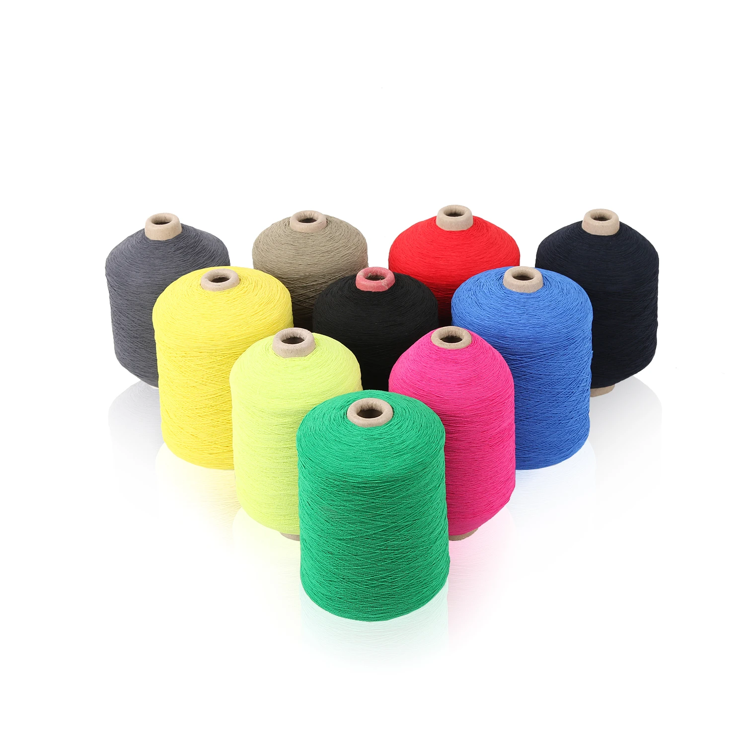 Oekotex GRS DCY1407575 настраиваемый цвет Прочные мягкие носки с двойным покрытием пряжа
