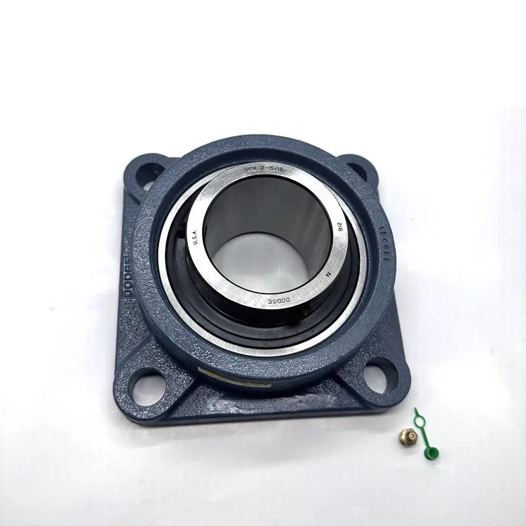 4 Bolt square flange block F4B-SCM-215 bearing 126196 bearing and housing