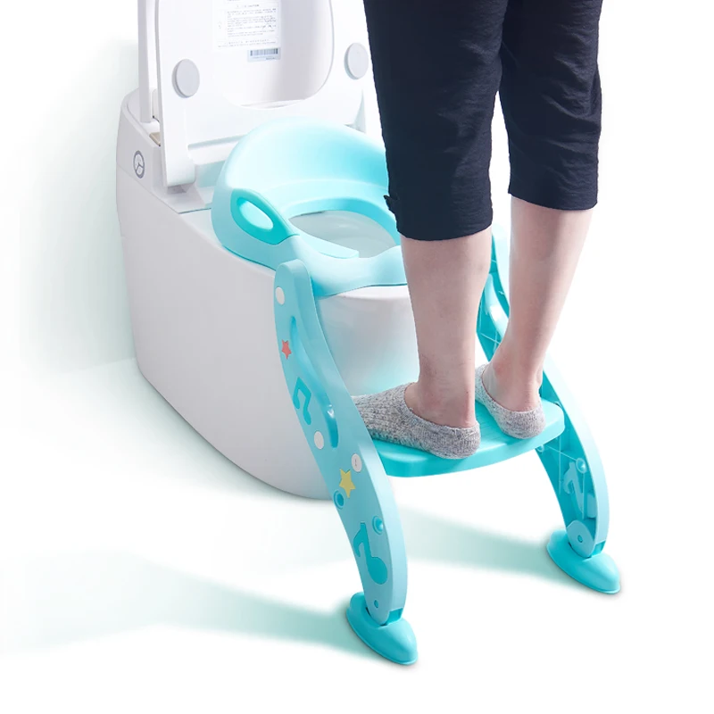 New Baby toddler ladder toilet, baby toilet seat with step ladder, baby potty ladder toilet