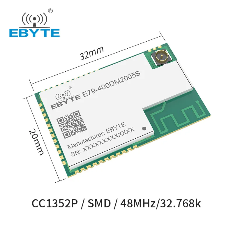  Ebyte 433 МГц усилитель мощности синий зуб модуль ble 5 0 SUB-G 2 4 ГГц CC1352 высокопроизводительный беспроводной