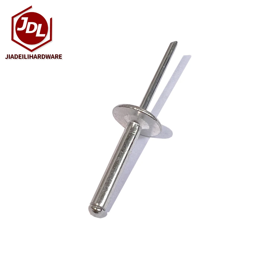 Stainless Steel/aluminum/carbon Steel Galvanized Open Type Large Head Dome Head Pop Blind Rivet