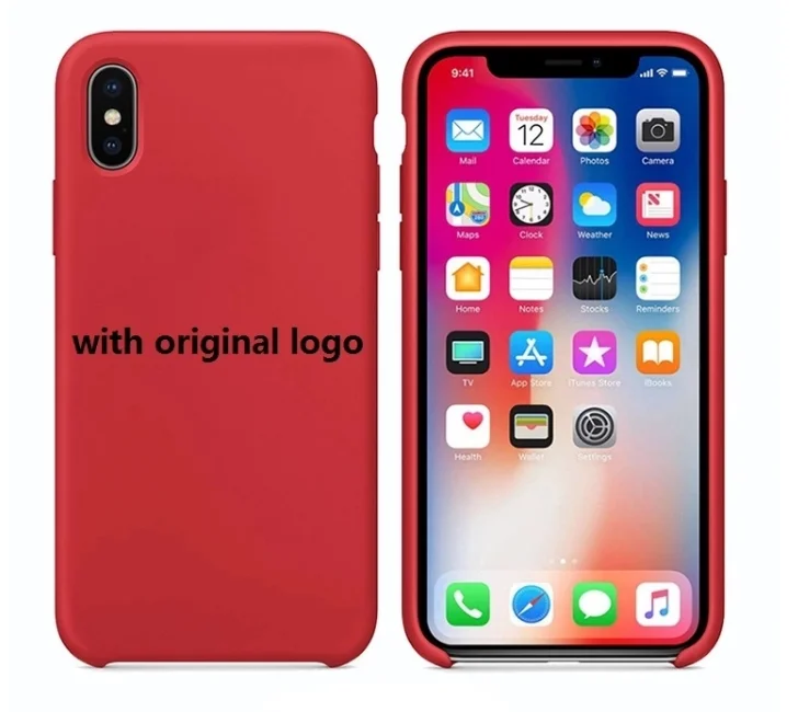  Силиконовый чехол для iPhone с логотипом на заказ задняя крышка из микрофибры и жидкого