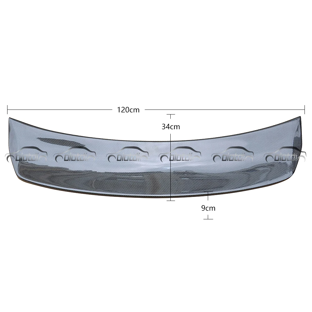 US Style Carbon Fiber Ducktail Rear Trunk Lip Tail Wing Spoiler for Honda Civic FD2 8th Type R 2013-2015