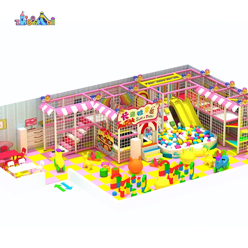 Forest Themed Soft Contained Indoor Playground for Children