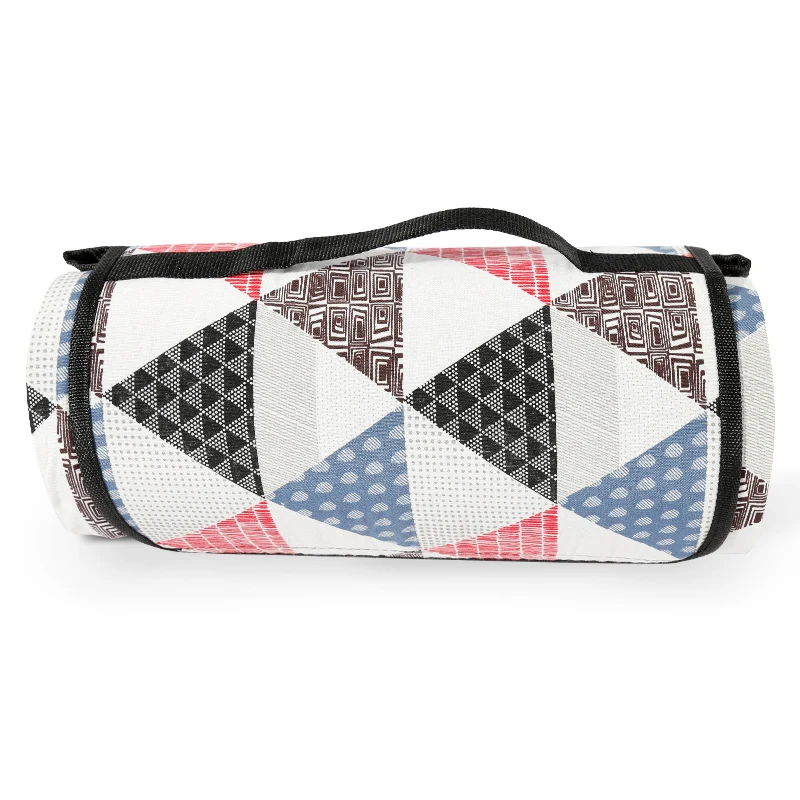 
Hot 3-5 person camping beach large size foldable waterproof picnic rug 