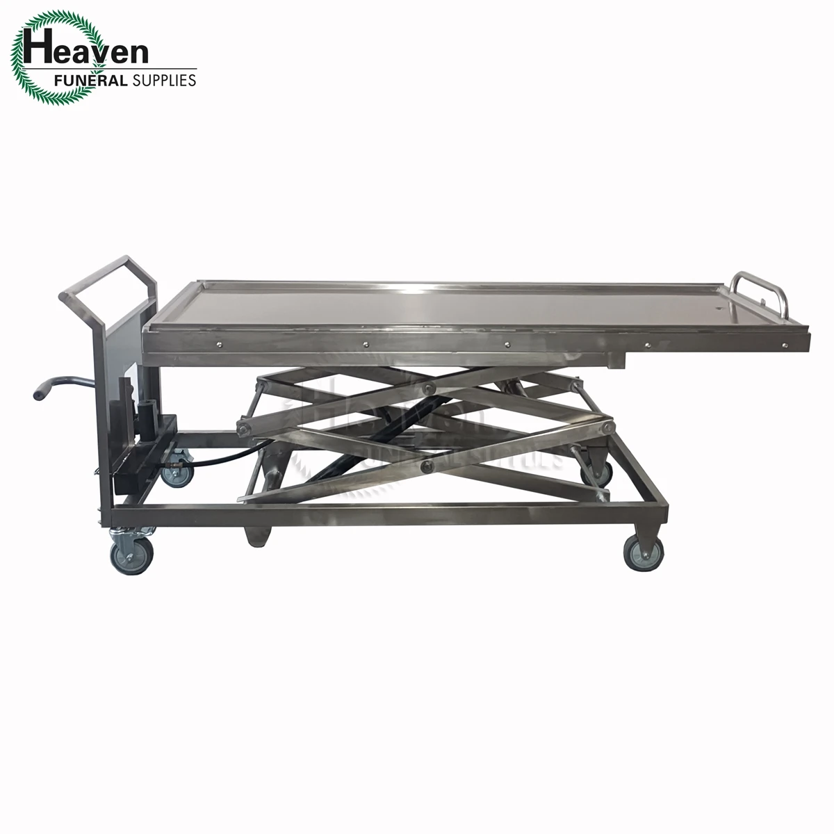 Corpses Lifter Morgue Equipment 420-2000mm Mortuary Body Lifter Trolley With Hydraulic System