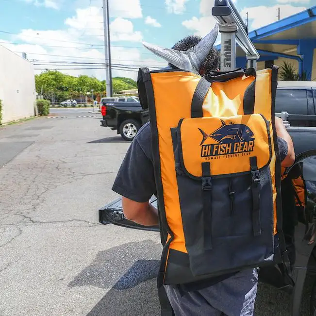 Buffalo Gear outdoor multi-function durable portable large capacity waterproof tackle ice waterproof eva fish insulated fishing cooler bag