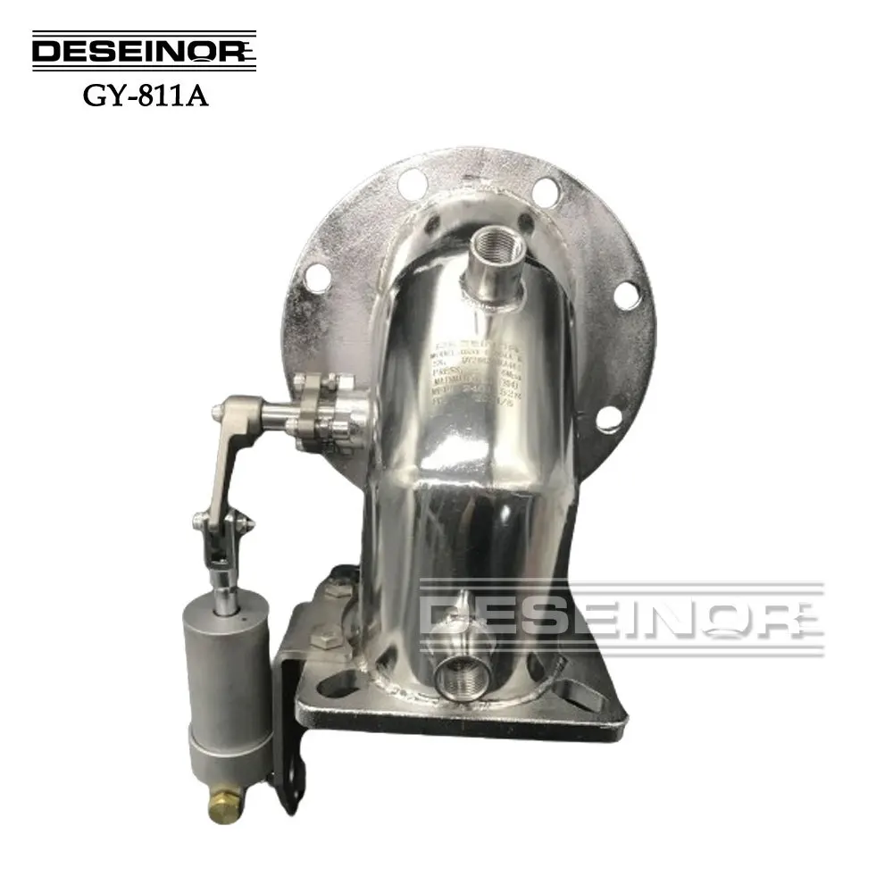 Tank truck External thermal insulation  stainless steel emergency shut-off valve