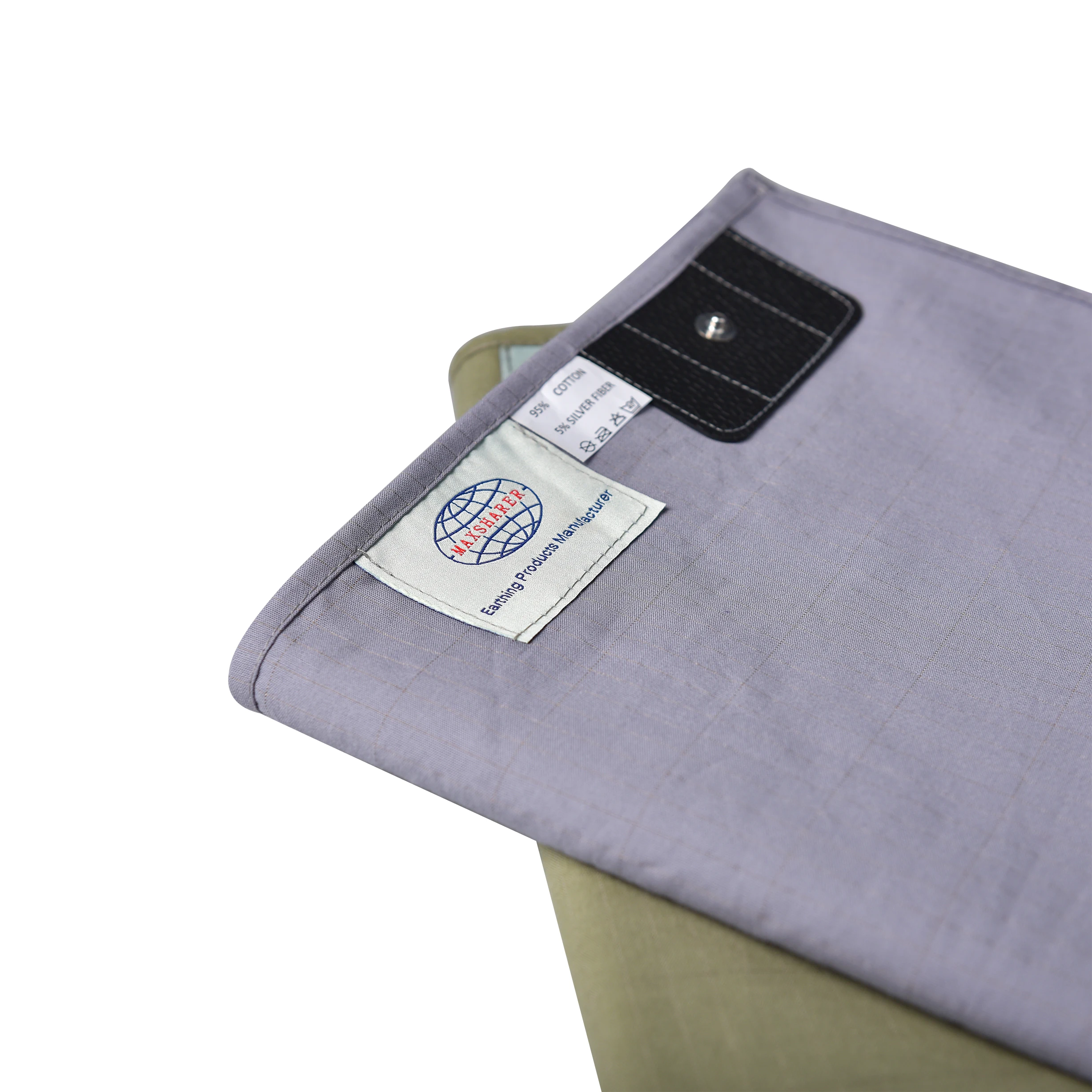 Grounding Sheets King Queen Size | Organic Cotton + Silver Fiber | Conductive Fitted Earth Sheets with Grounding Cord