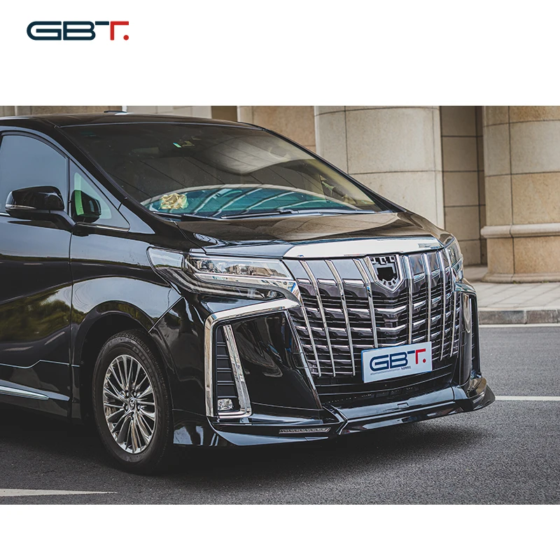 GBT Plastic for Alphard 30 series facelift conversion parts bodykit upgrade for Alphard 2019 TRD car bumper set