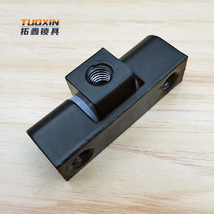 Tuoxin CL65 black color zinc alloy industrial hinges for electrical cabinet door