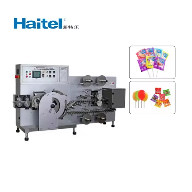 TE600B Forming and Packing Integrated Machine Automatic Lollipop Production Line For Flat Lollipop