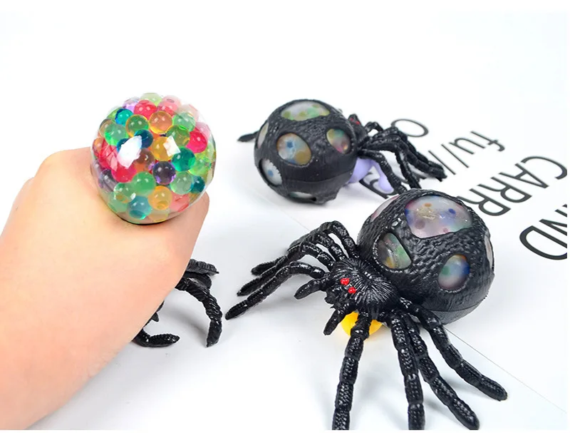 New Product Ideas 2022 Funny Relief Stress Black Spiders Gel Stress Relief Ball Birthday Spiders-themed Parties Easter
