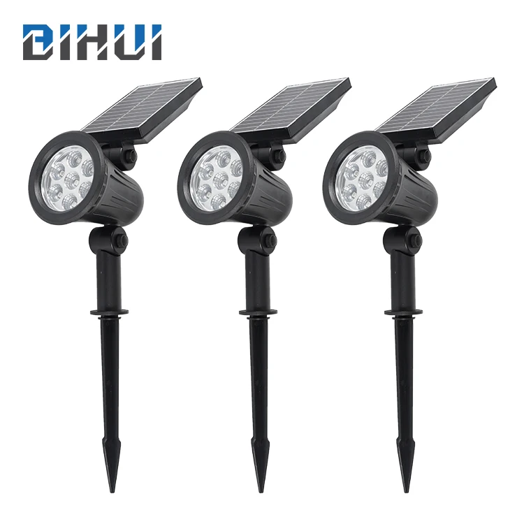 
Guangdong Supplier Garden Landscape Abs Ip65 Waterproof 1w 4w 7w Outdoor Led Solar Lawn Lights 
