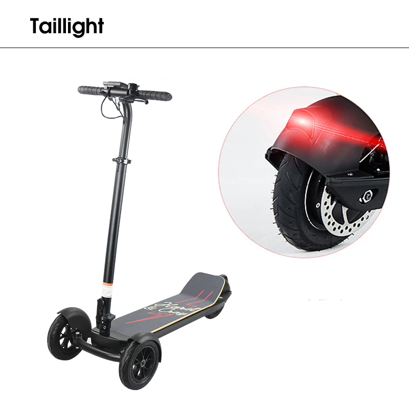 factory scooters 3 wheel  electric scooter trike skateboard 48v power 450w Folding Powerful Adult 3 wheel Electric Scooter