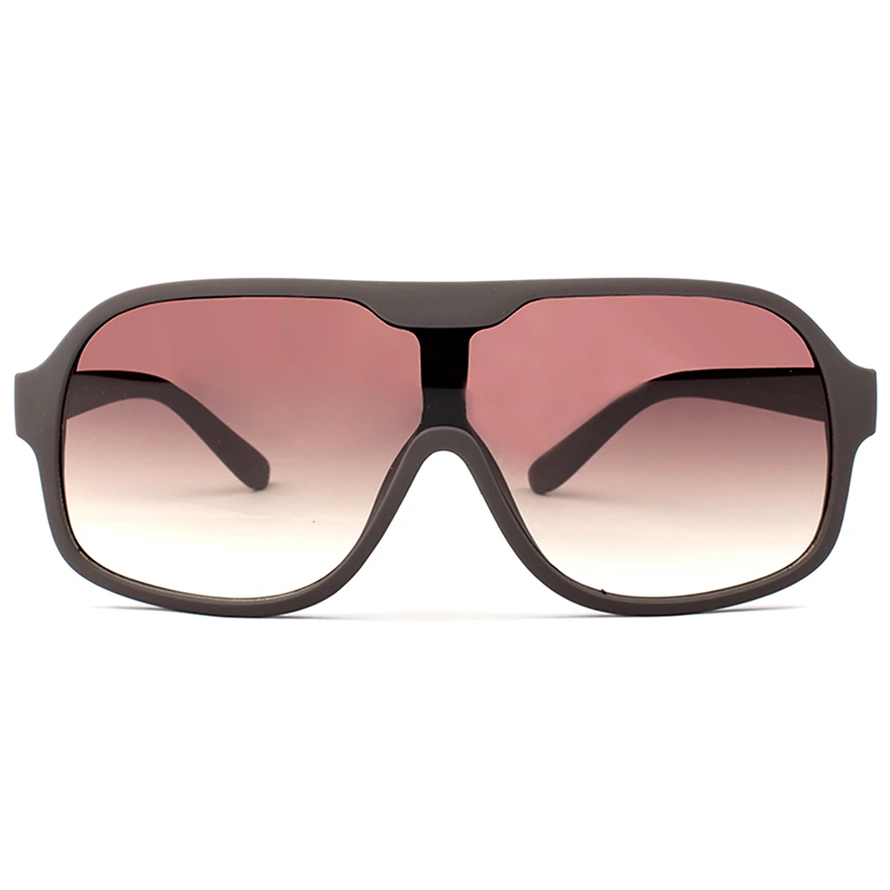 Cheap plastic one piece general full face sunglasses polarized