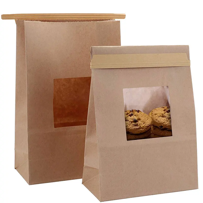 Biodegradable white greaseproof wax material croissant donut toast baguette burger kraft news paper bread packaging bag for food