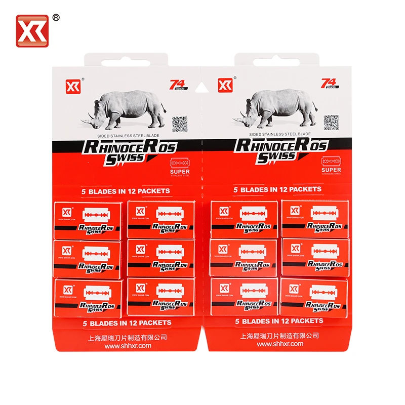 Китайский большой поставщик безопасный двойной край острое лезвие для бритья подходит всех брендов бритвы