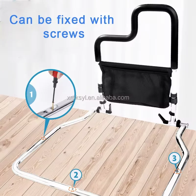 Adjustable Folding Handrail Safety Bed Rail for Elderly