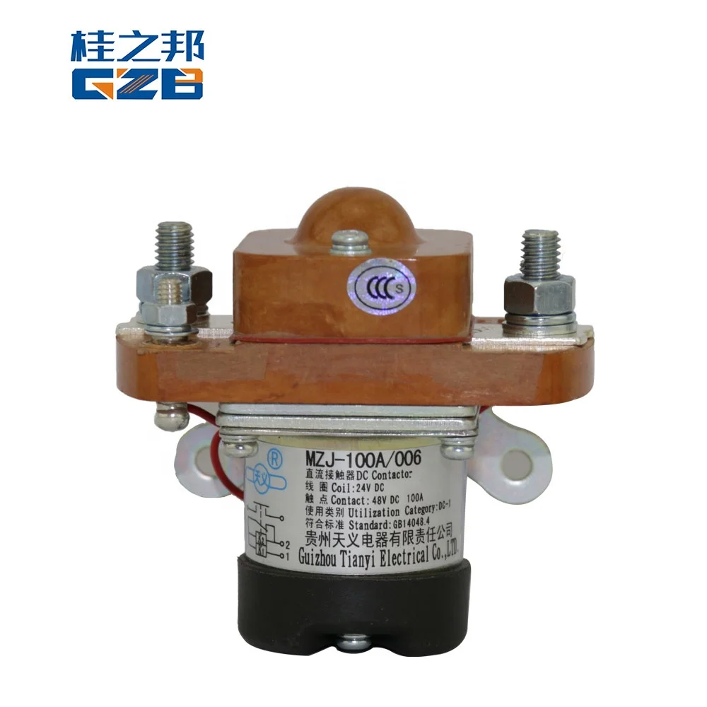 Excavator Spare Parts MZJ-100A/006(24VDC)Coil starting contactor