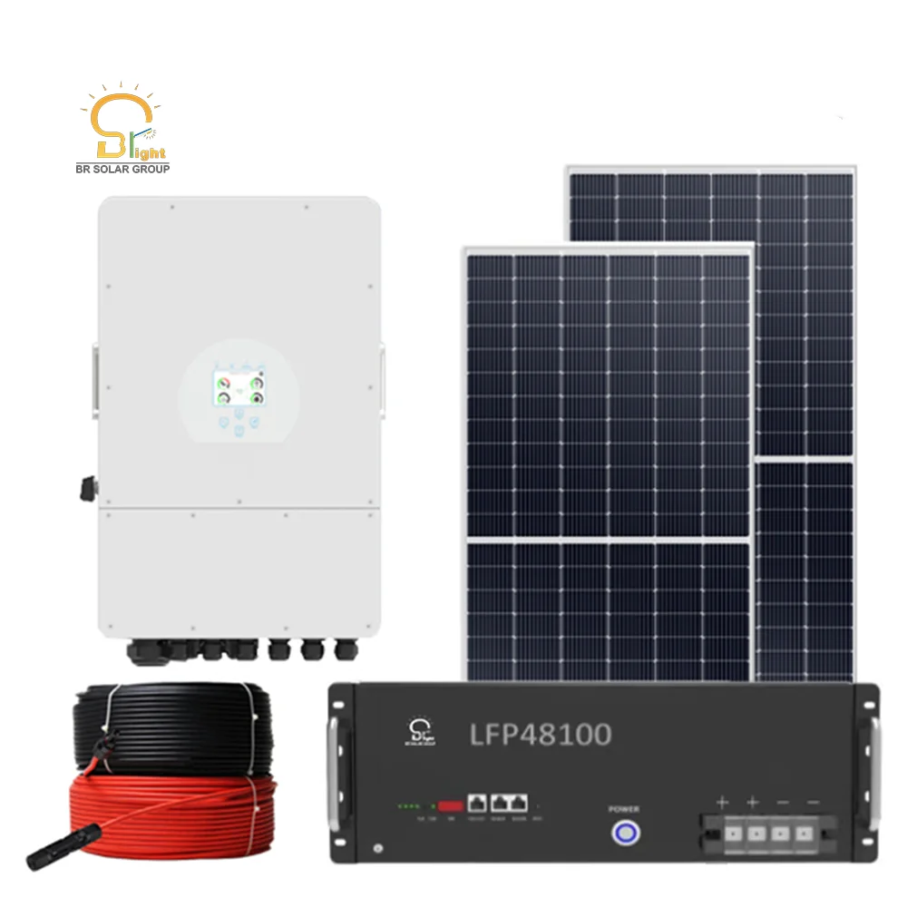 BR SOLAR household solar energy system with lithium battery 5KW solar balcony system 3kw house balcony solar system 800w