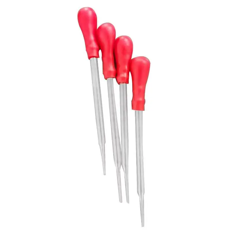 Rubber Head Lab Transfer Glass Serological Volumetric Pipette Curve Tip Dropper Pipettes