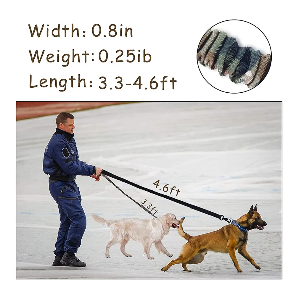 OEM Wholesale Custom popular famous Logo Handsfree Smart Heavy Duty Bungee Pet Leash