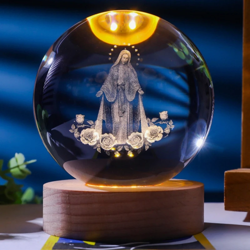 Brand New High Quality Customized Design Christianity Souvenir Gift Multiple Sizes Personalized Crystal Ball