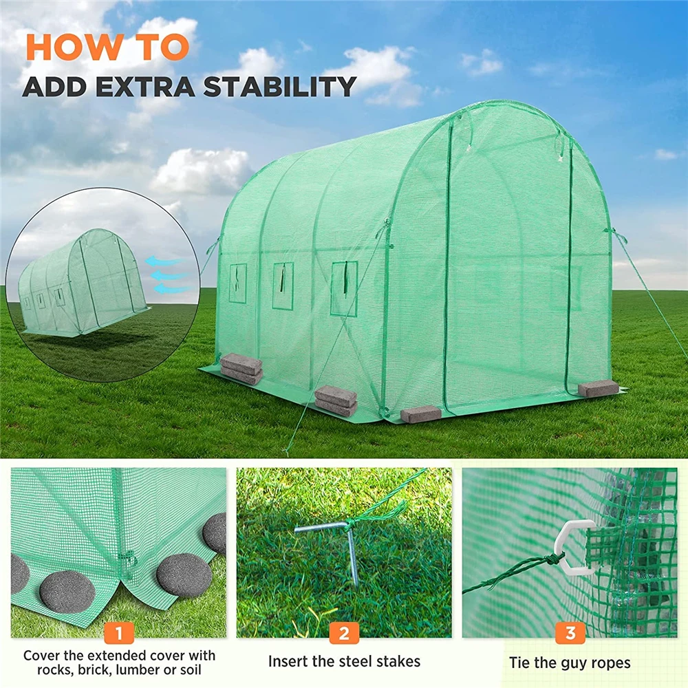 Garden  Greenhouse Plant Growing Hot House  Walk In Flower House