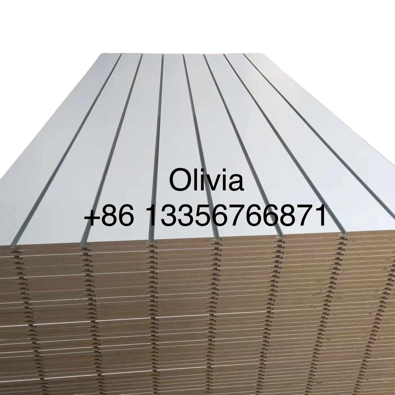 Hot-selling High quality MDF slot board/slatwall for display