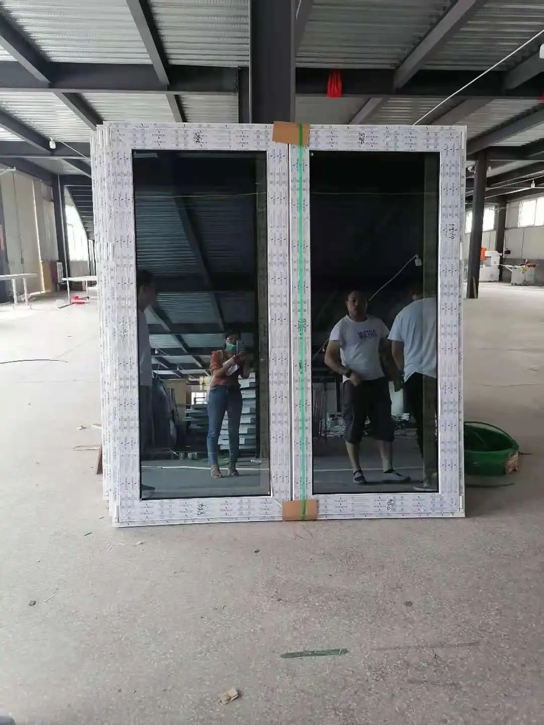 white upvc frame steel reinforced double laminated glass sliding hurricane proof windows and doors home doors and windows