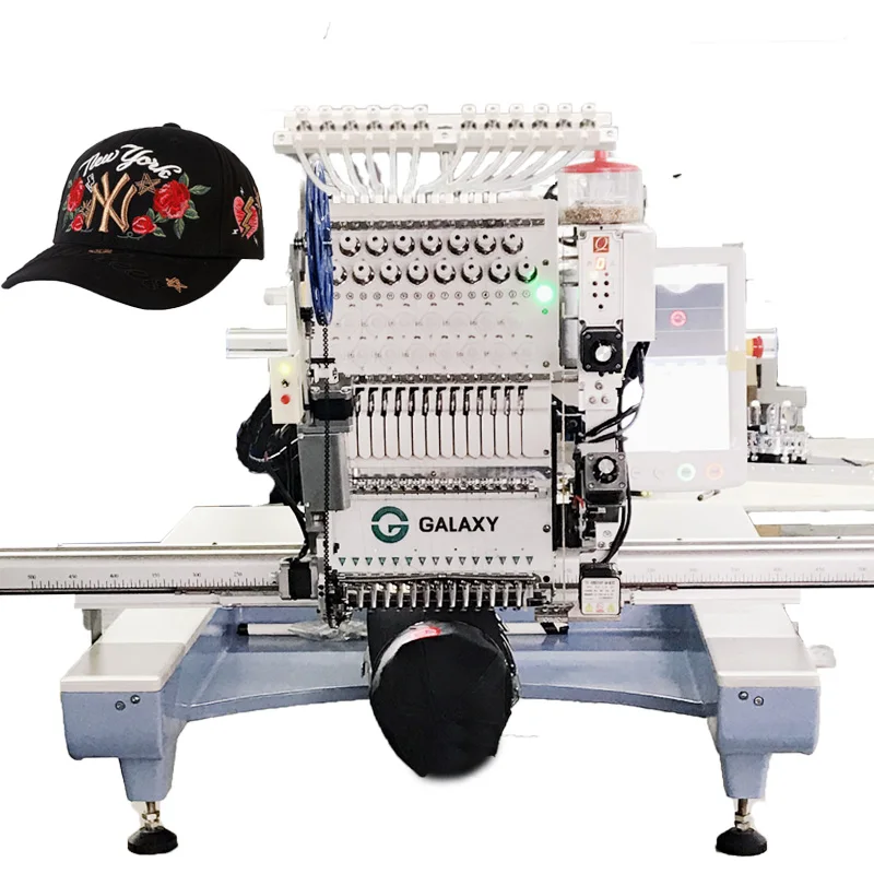 Wide brim hat with wide embroidery area 500mm*1200mm one light head, flat embroidery machine 500*1200