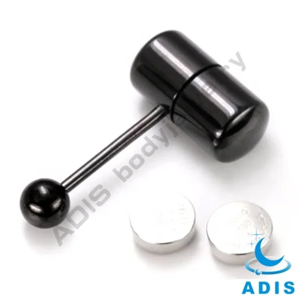 316 L stainless steel tongue barbell piercing vibrating tongue rings